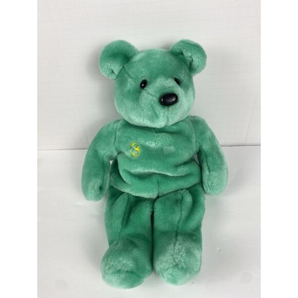Vintage A-Rod Bear Salvino’s Big Bammers #3 Alex Rodriguez 15” Green Plush Bear - Picture 1 of 9